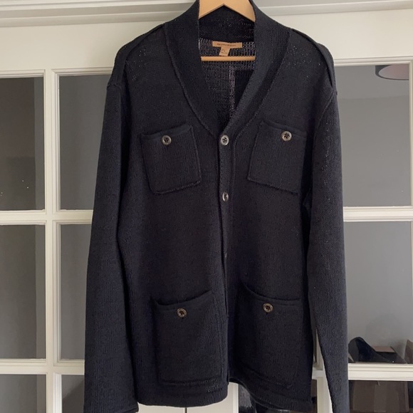 John Varvatos Other - John Varvatos ⭐️USA Black Cardigan